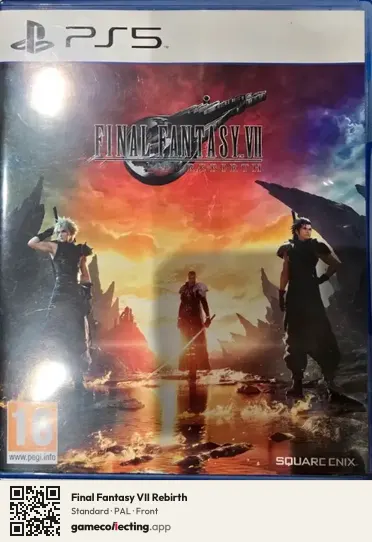 Final Fantasy VII Rebirth PlayStation 5, PAL box front