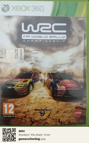 WRC Xbox 360, Italy box front