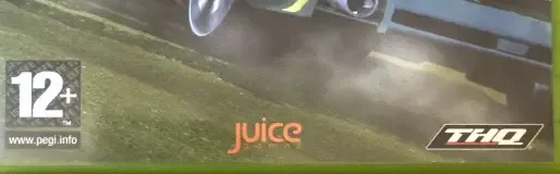 Juiced, the PEGI square on its front