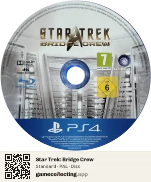 Star Trek: Bridge Crew PlayStation 4, PAL disc
