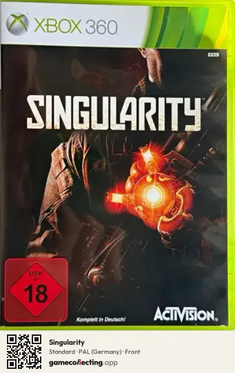 Singularity Xbox 360, Germany box front