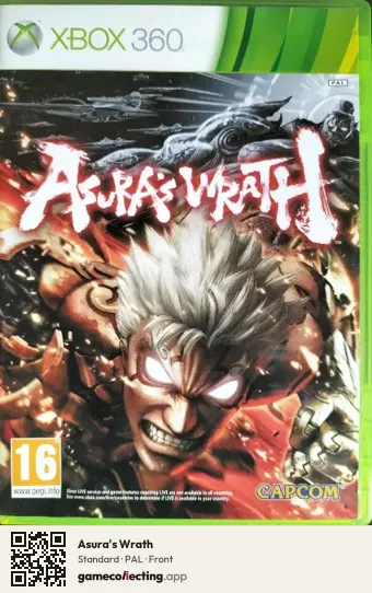 Asura's Wrath Xbox 360, PAL box front