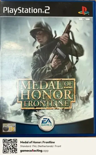 Medal of Honor: Frontline PlayStation 2, Netherlands box front