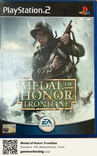 Medal of Honor: Frontline PlayStation 2, Netherlands box front