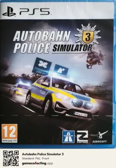 Autobahn Police Simulator 3 PlayStation 5, PAL box front