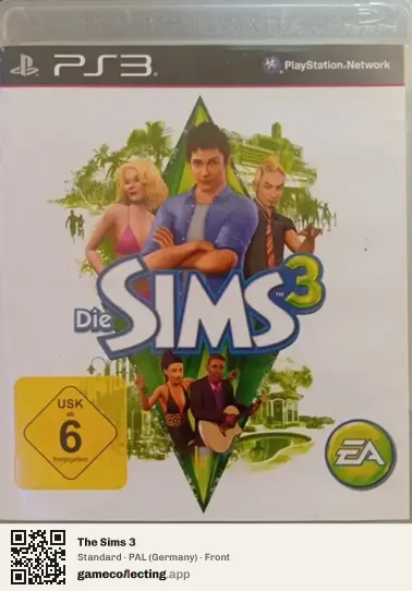 The Sims 3 PlayStation 3, Germany box front