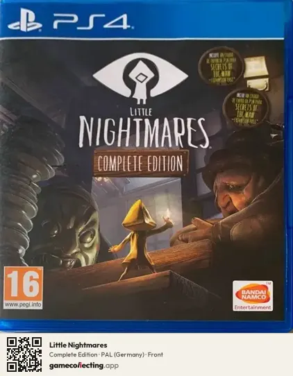 Little Nightmares PlayStation 4, Germany box front