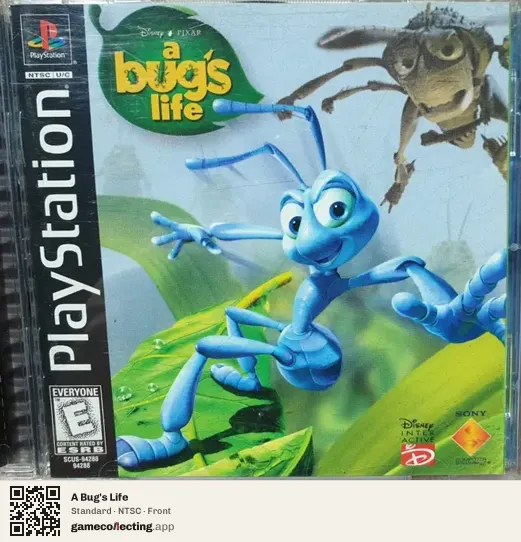 A Bug's Life PlayStation, NTSC box front