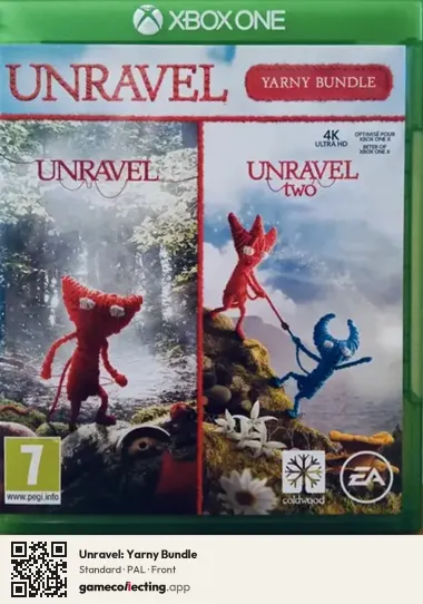 Unravel: Yarny Bundle Xbox One, PAL box front