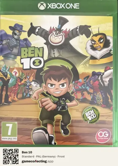 Ben 10 Xbox One, Germany box front