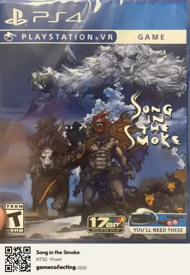 Song in the Smoke PlayStation 4, NTSC box front
