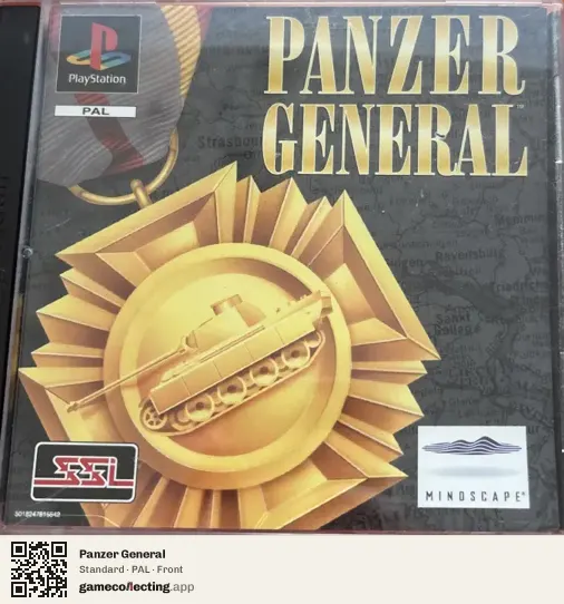 Panzer General PlayStation, PAL box front
