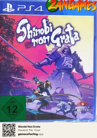 Shinobi Non Grata PlayStation 4, PAL box front