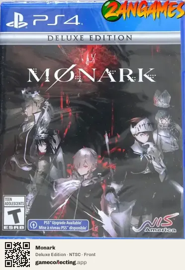 Monark PlayStation 4, NTSC box front