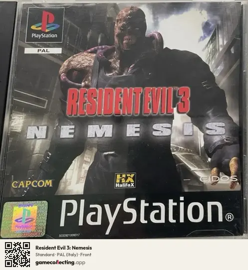 Resident Evil 3: Nemesis PlayStation, Italy box front