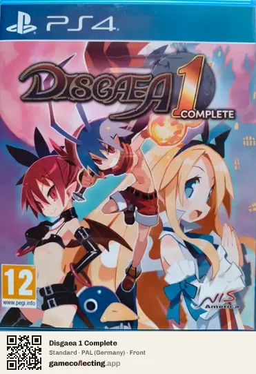 Disgaea 1 Complete PlayStation 4, Germany box front