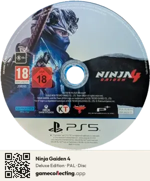 Ninja Gaiden 4 PlayStation 5, PAL disc