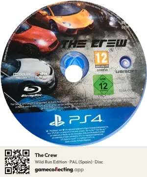 The Crew PlayStation 4, PAL disc
