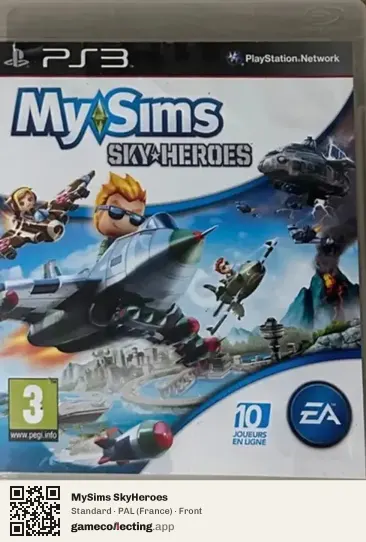 MySims SkyHeroes PlayStation 3, France box front