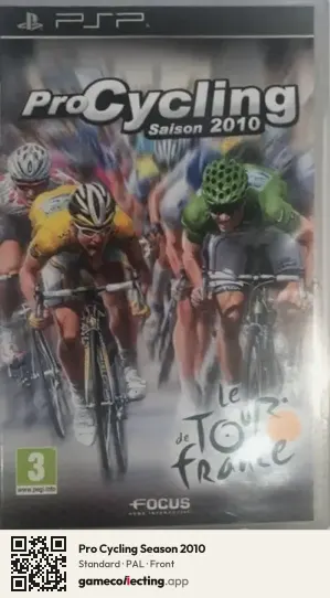 Pro Cycling Season 2010 PlayStation Portable, PAL box front