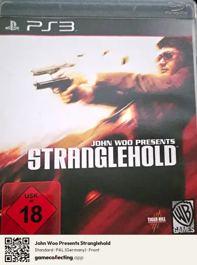 John Woo Presents Stranglehold PlayStation 3, Germany box front