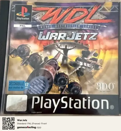 WarJetz PlayStation, France box front