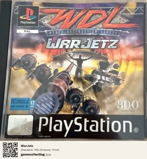 WarJetz PlayStation, France box front