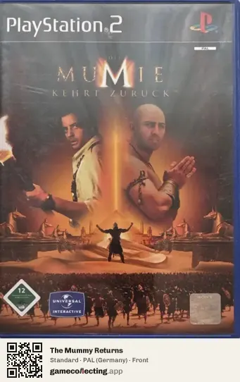 The Mummy Returns PlayStation 2, Germany box front