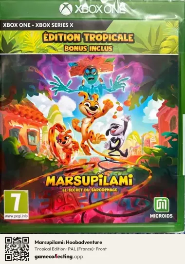 Marsupilami: Hoobadventure Xbox One, France box front