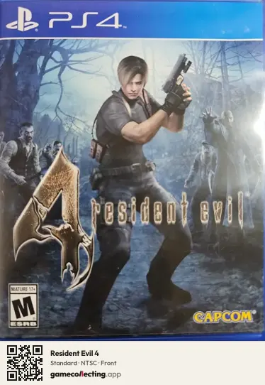 Resident Evil 4 PlayStation 4, NTSC box front
