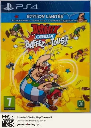Asterix & Obelix: Slap Them All! PlayStation 4, PAL box front