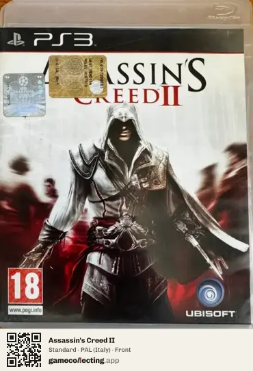 Assassin's Creed II PlayStation 3, Italy box front