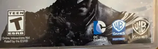 Batman: Arkham Origins, the ESRB box on its front