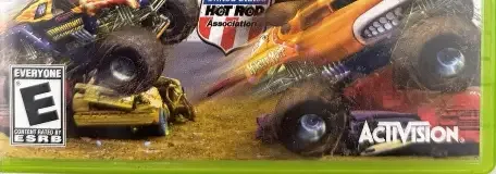 Monster Jam, the ESRB box on its front