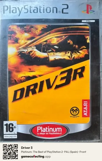 Driver 3 PlayStation 2, Spain box front