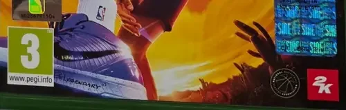 NBA 2K23, the PEGI square on its front