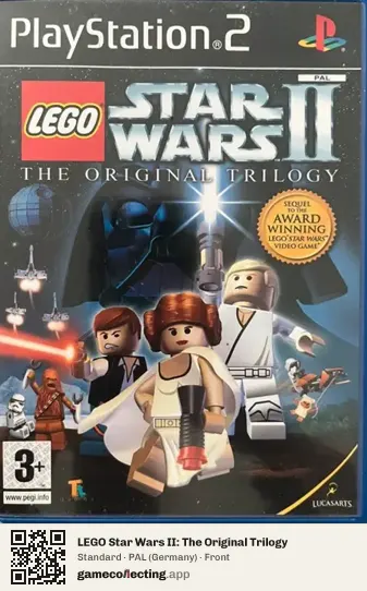 LEGO Star Wars II: The Original Trilogy PlayStation 2, Germany box front