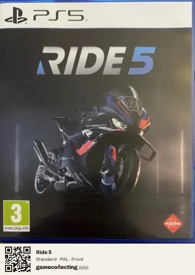 Ride 5 PlayStation 5, PAL box front