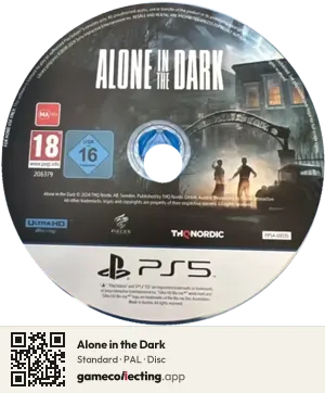 Alone in the Dark PlayStation 5, PAL disc