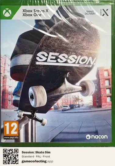 Session: Skate Sim Xbox Series X, PAL box front