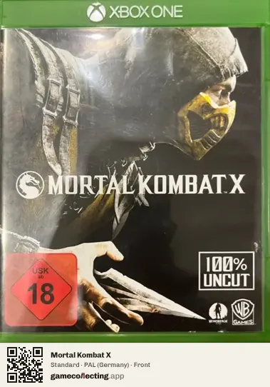 Mortal Kombat X Xbox One, Germany box front