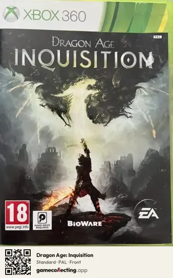 Dragon Age: Inquisition Xbox 360, PAL box front