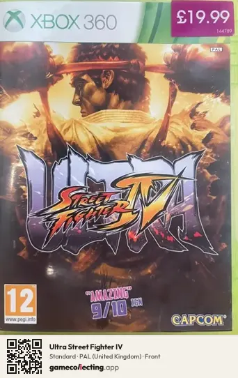 Ultra Street Fighter IV Xbox 360, United Kingdom box front