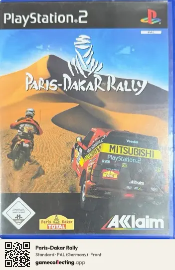 Paris-Dakar Rally PlayStation 2, Germany box front
