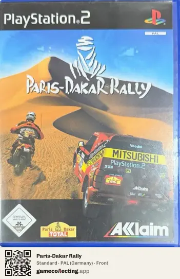 Paris-Dakar Rally PlayStation 2, Germany box front