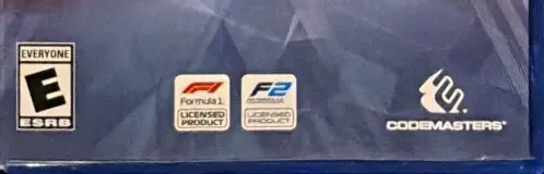 F1 2019, the ESRB box on its front