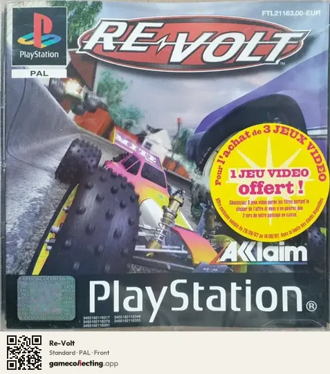 Re-Volt PlayStation, PAL box front