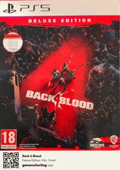Back 4 Blood PlayStation 5, PAL box front