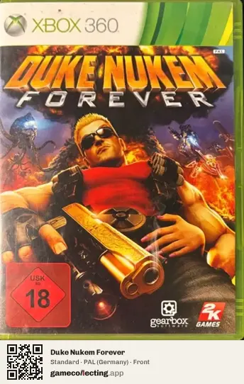 Duke Nukem Forever Xbox 360, Germany box front