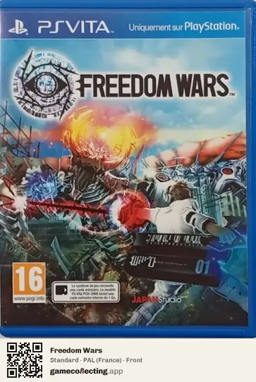 Freedom Wars PlayStation Vita, France box front